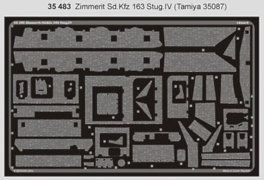 Eduard 35483 Zimmerit StuG.IV Photo Etched Set for Tamiya 1/35