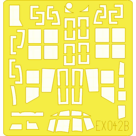 Eduard EX042 Junkers Ju-88A-4 canopy and wheels paint mask 1/48