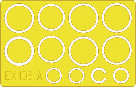 Eduard EX106 1/48 Boeing B-17G Flying Fortress paint mask Monogram and Revell - SGS Model Store