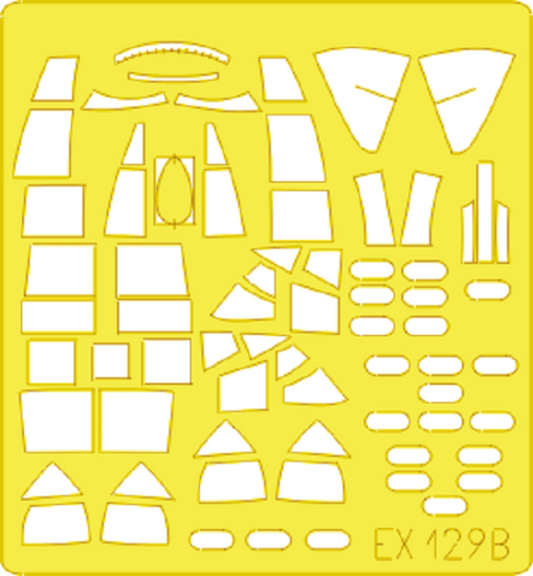 Eduard EX129 1/48 Avro Lancaster B.I/III paint mask Tamiya - SGS Model Store