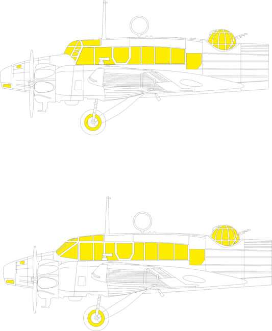 Eduard EX917 Avro Anson Mk.I Masking Set for Airfix 1/48