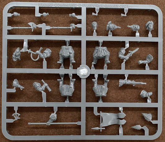 Fireforge Games Stone Realm Dwarf Command Sprue 28mm