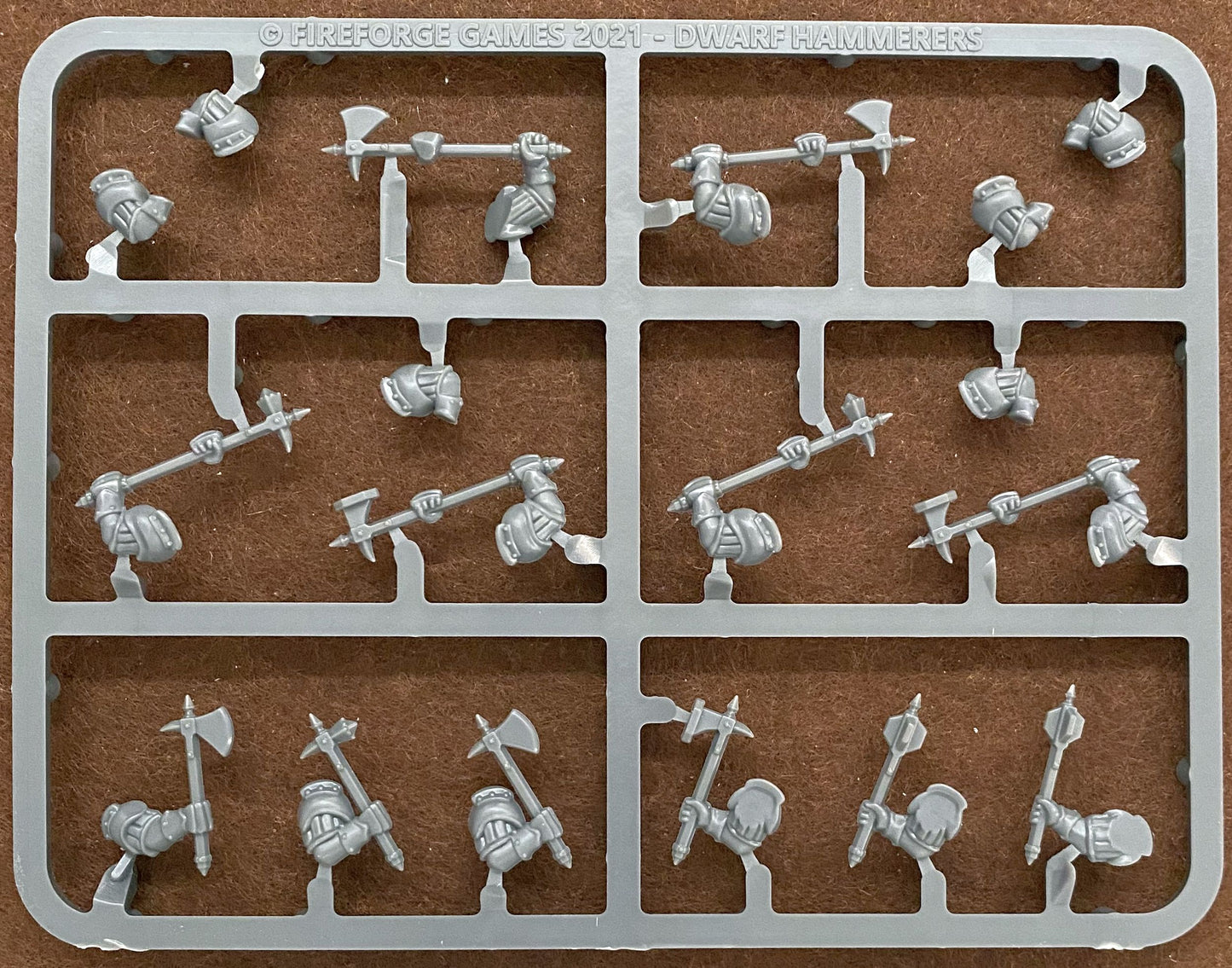 Fireforge Games Stone Realm Dwarf Hammerers Sprues 28mm