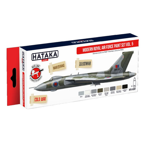 Hataka HTK-AS97 Modern Royal Air Force Acrylic Paint Set Vol. 5