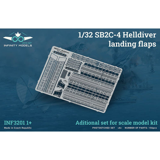 Infinity Models SB2C-4 Helldiver Landing Flaps Detail Set INF3201 1+ 1/32