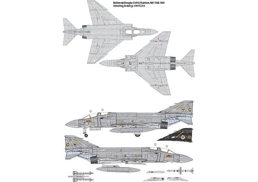 Kits-World KW172216 F4J Phantoms RAF 1/72