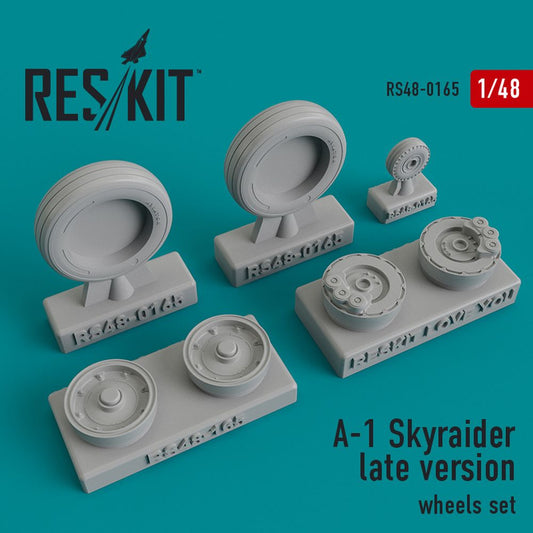 ResKit RS48-0165 A-1 Skyraider late version wheels set 1/48