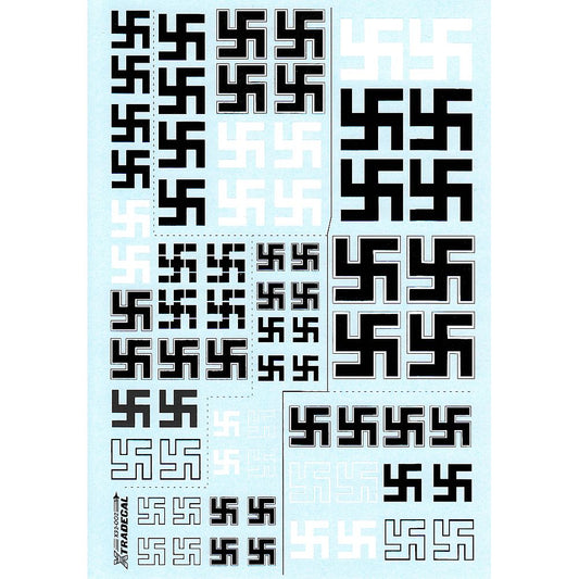 Xtradecal X32002 Luftwaffe WWII Swastikas Decals 1/32