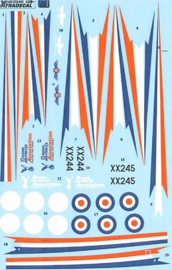 Xtradecal X32045 1/32 BAe Hawk T.1A Model Decals - SGS Model Store