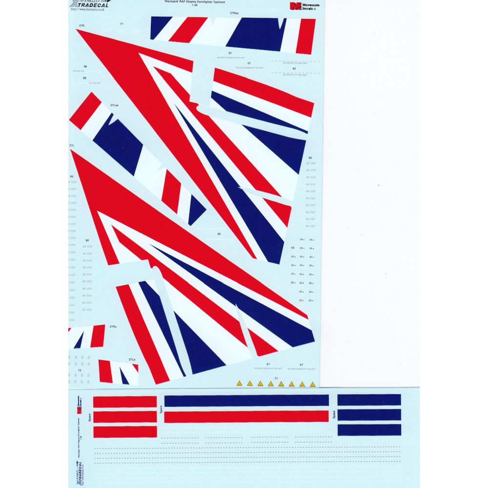 Xtradecal X48225 'Blackjack' RAF 2021 Display Eurofighter Typhoon 1/48