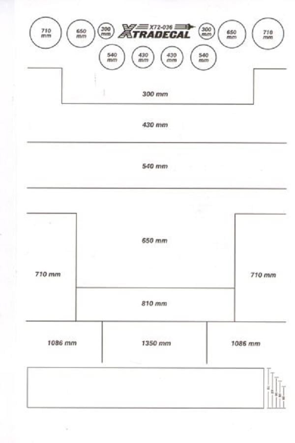 Xtradecal X72036 1/72 Luftwaffe Swastikas Model Decals - SGS Model Store