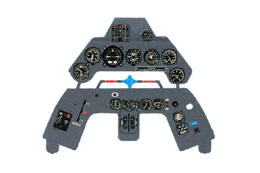 Yahu Models YMA3217 Fw-190D-9 Instrument Panel for Hasegawa 1/32
