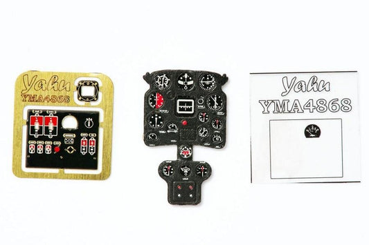Yahu Models YMA4868 1/48 Nakajima Ki-44 Instrument Panel for Hasegawa - SGS Model Store
