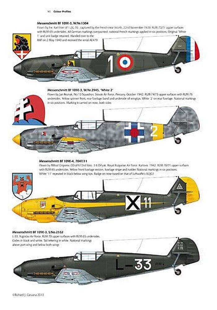 Valiant Wings Publishing The Messerschmitt Bf 109 Early V1 to E-9 + T
