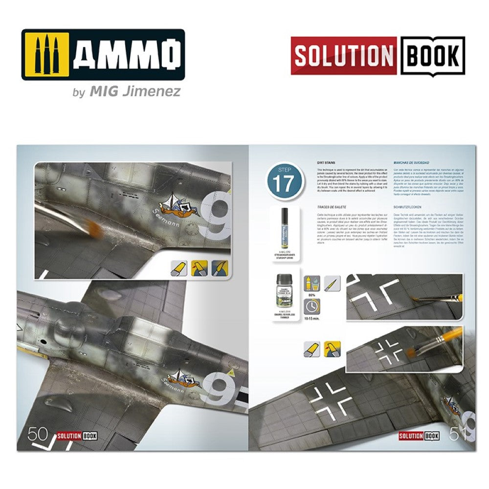 Solution Book 18 How To Paint WWII Luftwaffe Mid War Aircraft AMIG6526