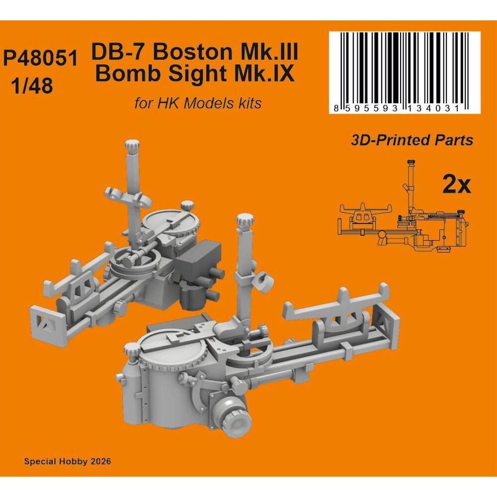 1:48 DB-7 Boston Mk.III Bomb Sight Mk.IX for HK Models kits P48051 CMK