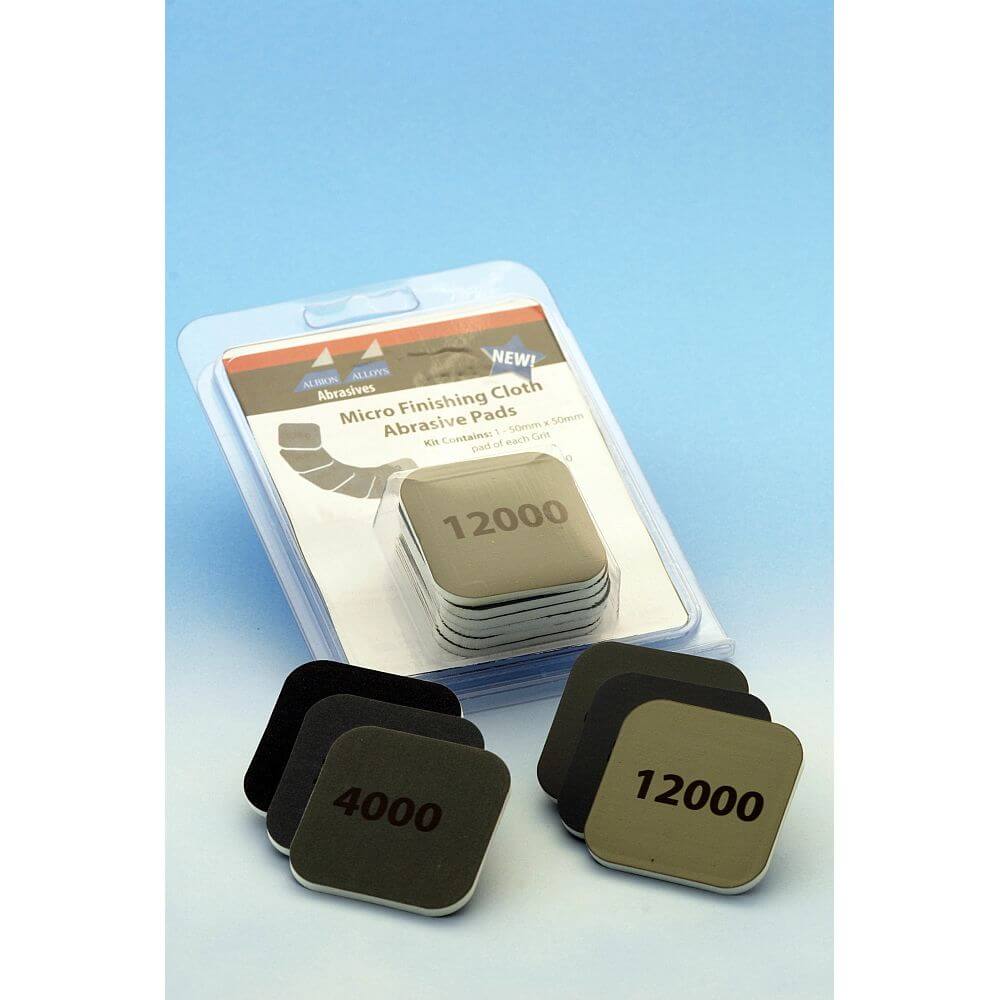 Micro Finishing Cloth Abrasive Pads 2000 Albion Alloys