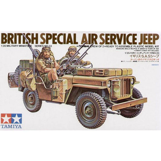 1:35 British SAS Jeep WW2 35033 Tamiya