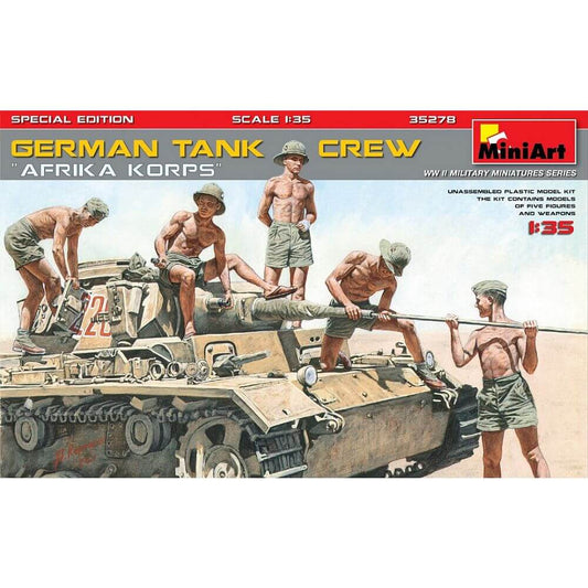 1:35 German Tank Crew "Afrika Korps" Special Edition 35278 MiniArt