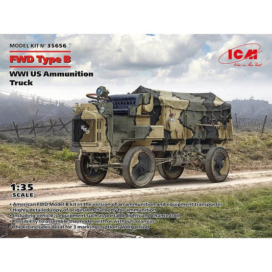 1:35 FWD Type B WWI US Ammunition Truck 35656 ICM