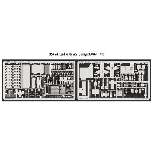 1:35 Land Rover SAS Pink Panther Photo Etched Set for Tamiya 35754 Eduard