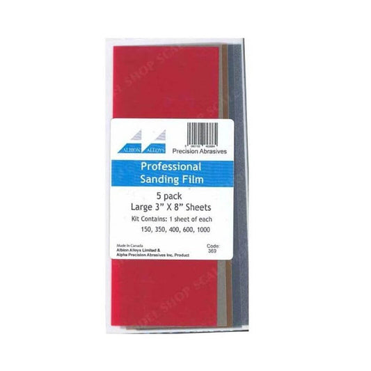 Professional Sanding Film Kit 5 Pack 369 Albion Alloys