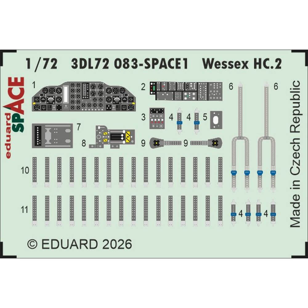 1:72 Westland Wessex HC.2 SPACE for Airfix 3DL72083 Eduard