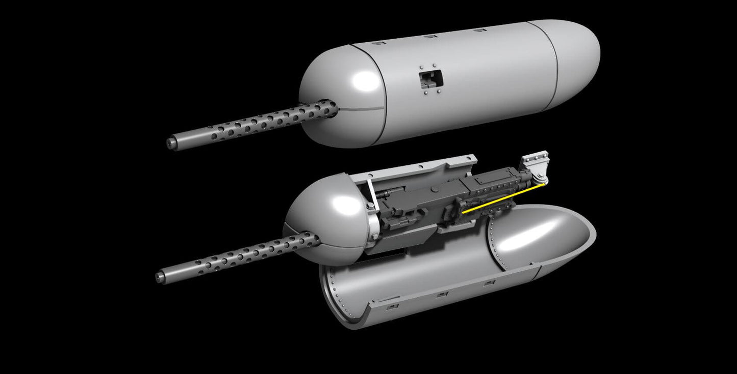 1:48 B-26 Marauder External Gun Pack for ICM 4517 CMK Kits