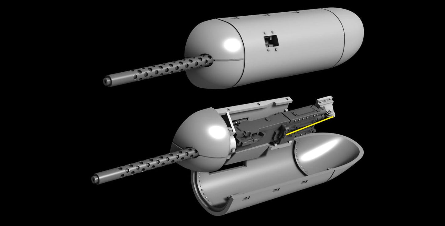 1:48 B-26 Marauder External Gun Pack for ICM 4517 CMK Kits