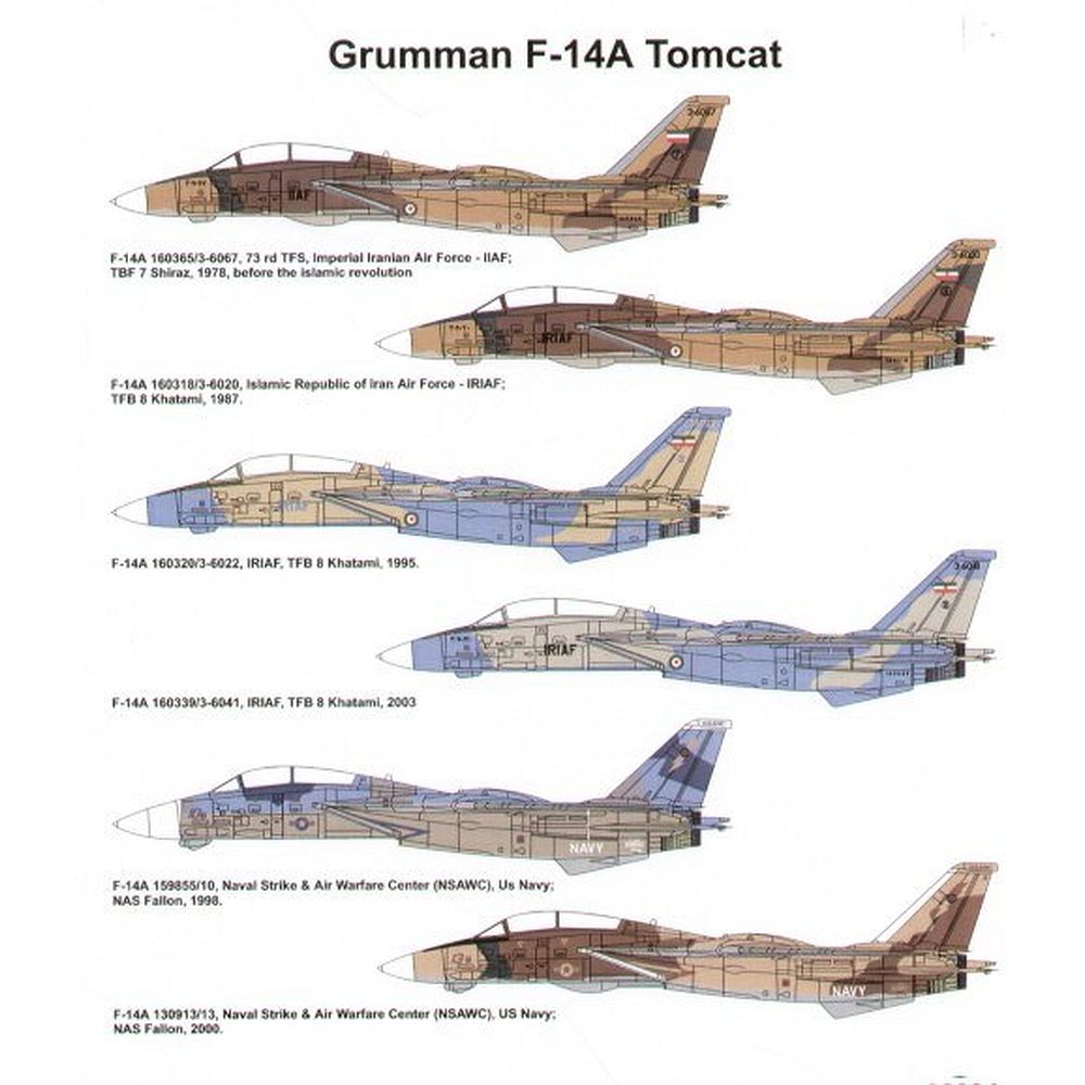 Hi-Decal Line 48-021 F-14A Tomcat 1/48
