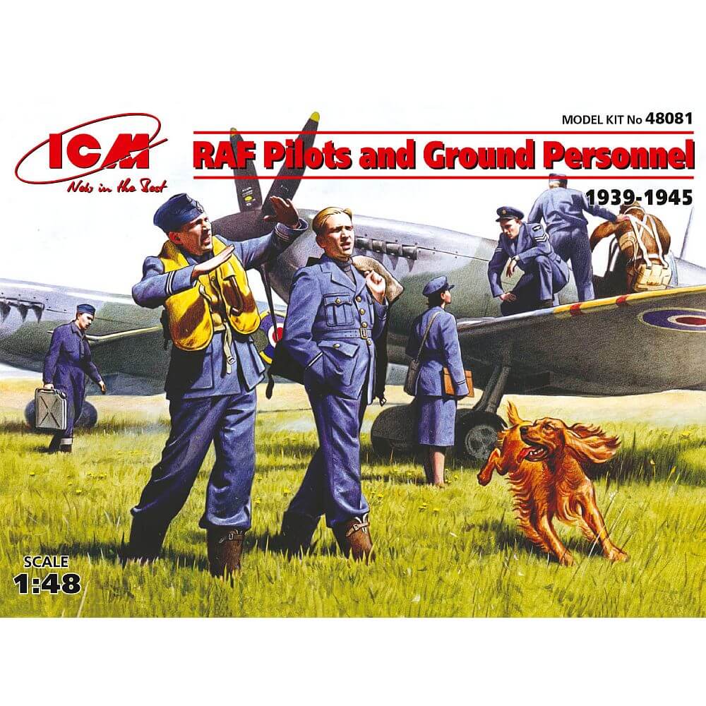 1:48 RAF Pilots and Ground Personnel 1939-1945 48081 ICM