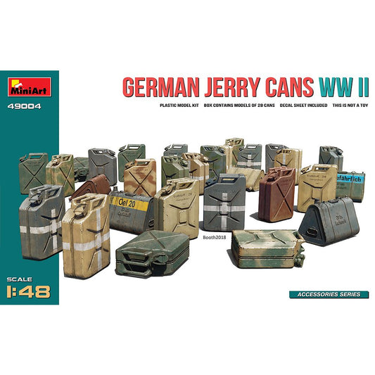 1:48 German Jerry Cans Set WWII 49004 MiniArt