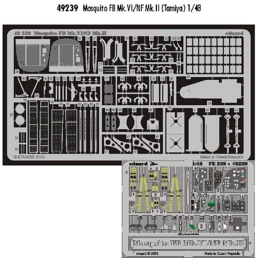 1:48 Mosquito FB Mk.VI / NF Mk.II Detail Set for Tamiya 49239 Eduard