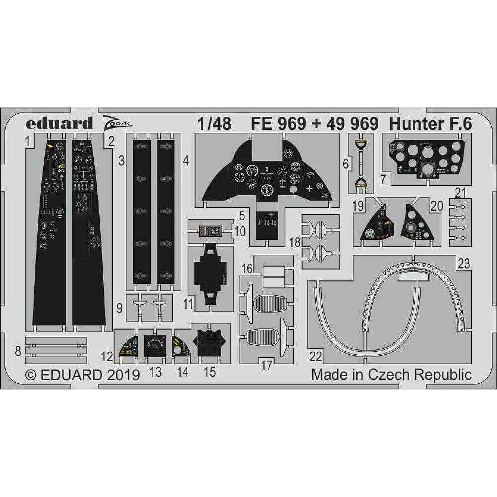 1:48 Hawker Hunter F.6 for Airfix 49969 Eduard