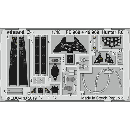 1:48 Hawker Hunter F.6 for Airfix 49969 Eduard
