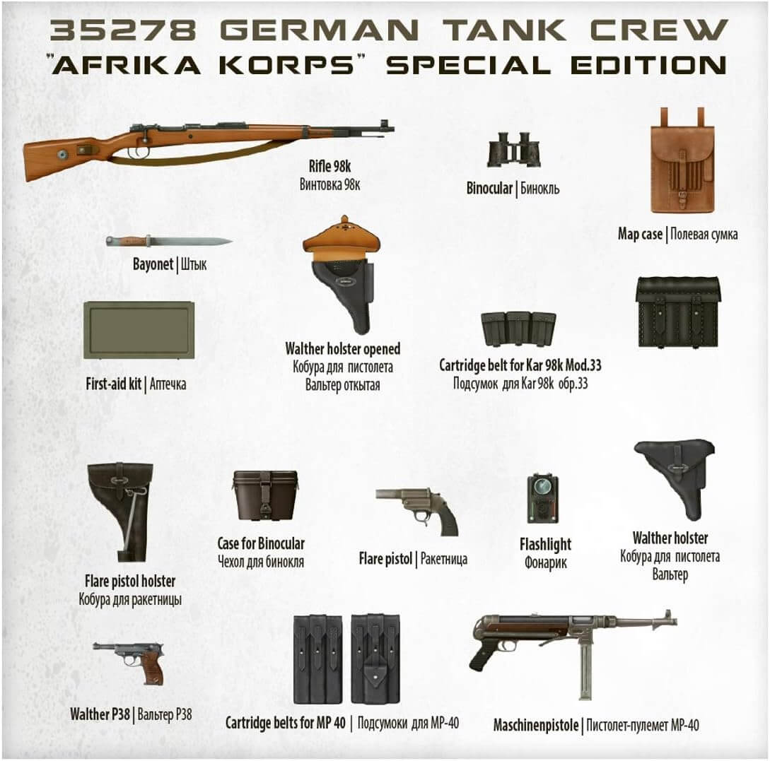 1:35 German Tank Crew "Afrika Korps" Special Edition 35278 MiniArt
