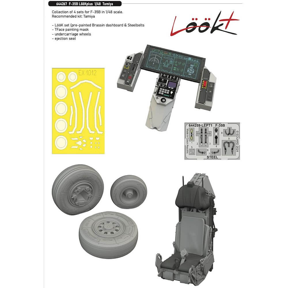 1:48  F-35B LööKplus for Tamiya 644267 Eduard