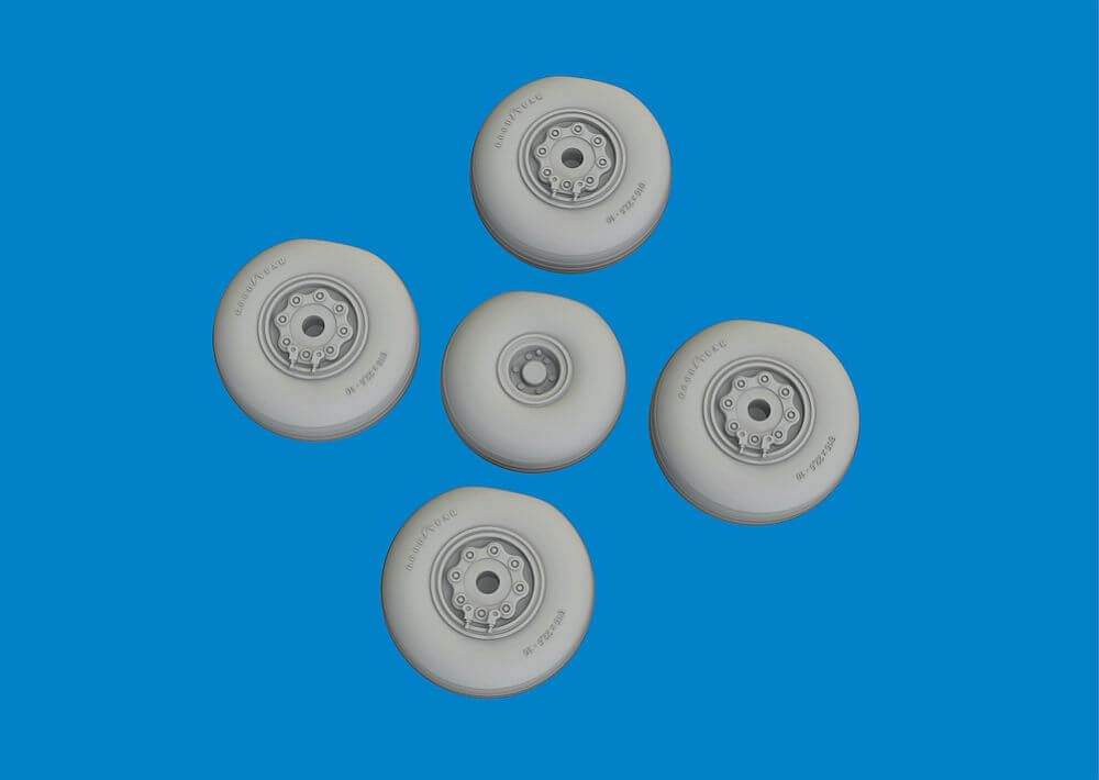 1:48 SEPECAT Jaguar GR.1 / GR.1A Wheels for Airfix 6481138 Eduard