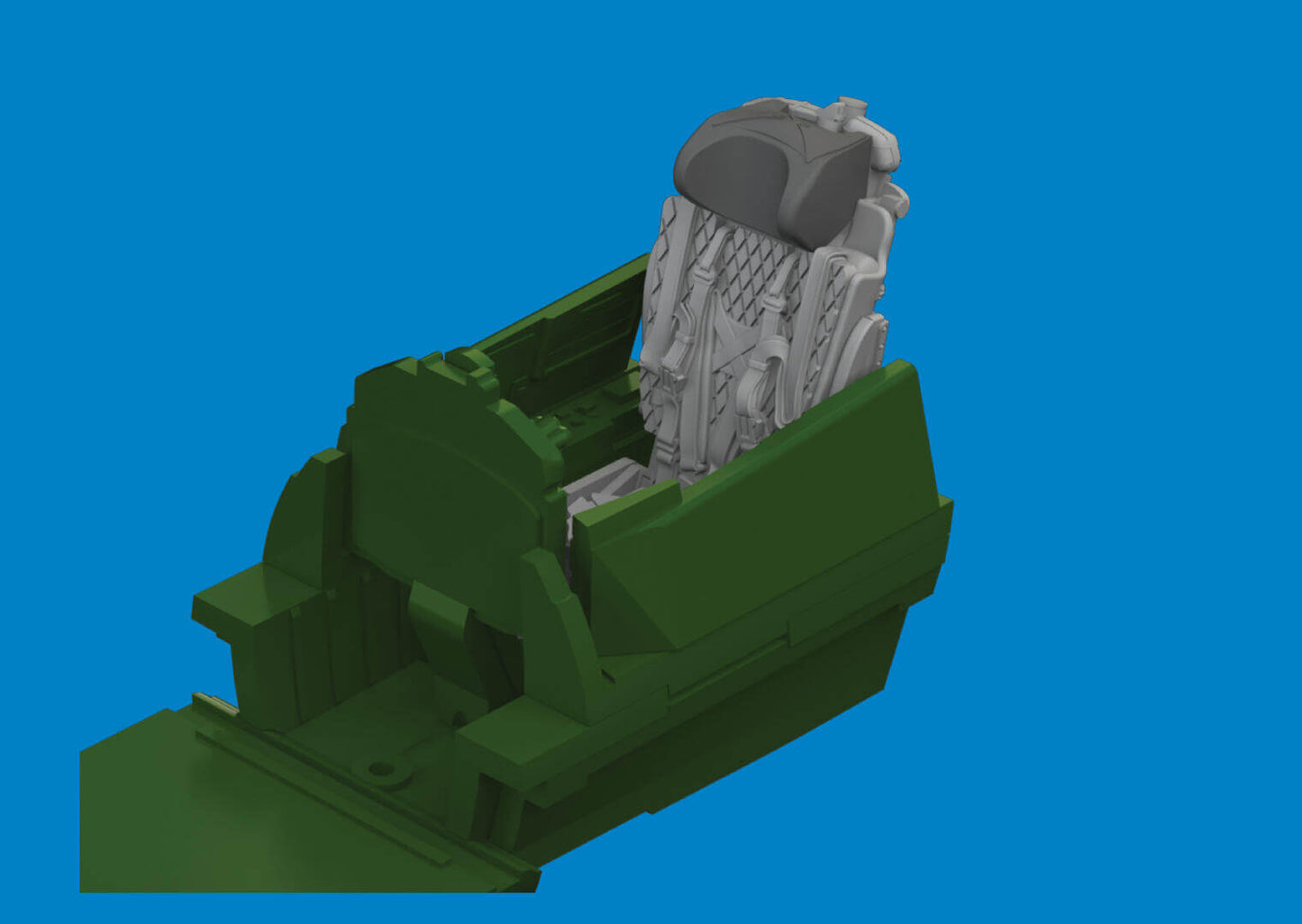 1:72 MiG-21 seat w/ integral belt for Eduard 672418 Eduard