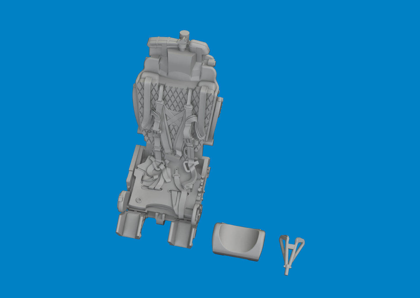 1:72 MiG-21 seat w/ integral belt for Eduard 672418 Eduard