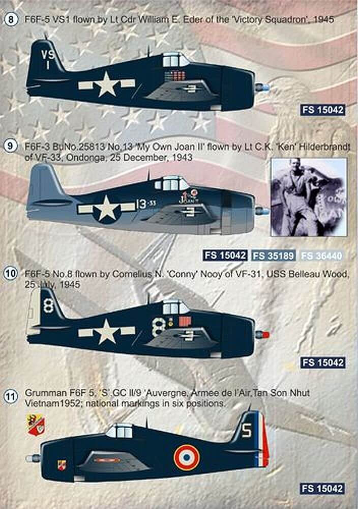 1:72 Grumman F6F Hellcat 72-094 Print Scale