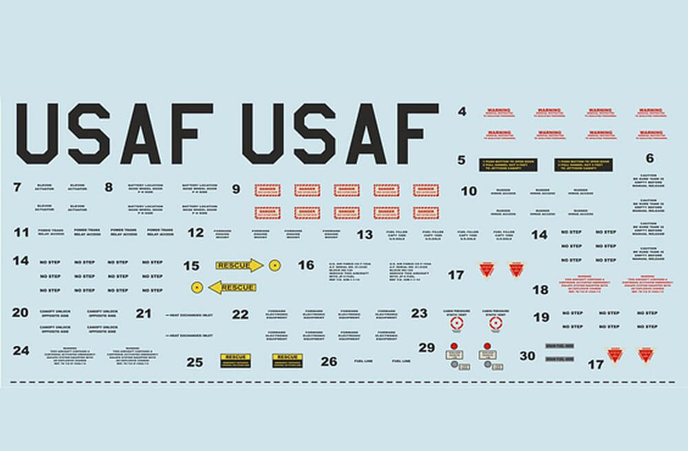 1:72 Convair F-102 Delta Dagger Part 1 72-147 Print Scale