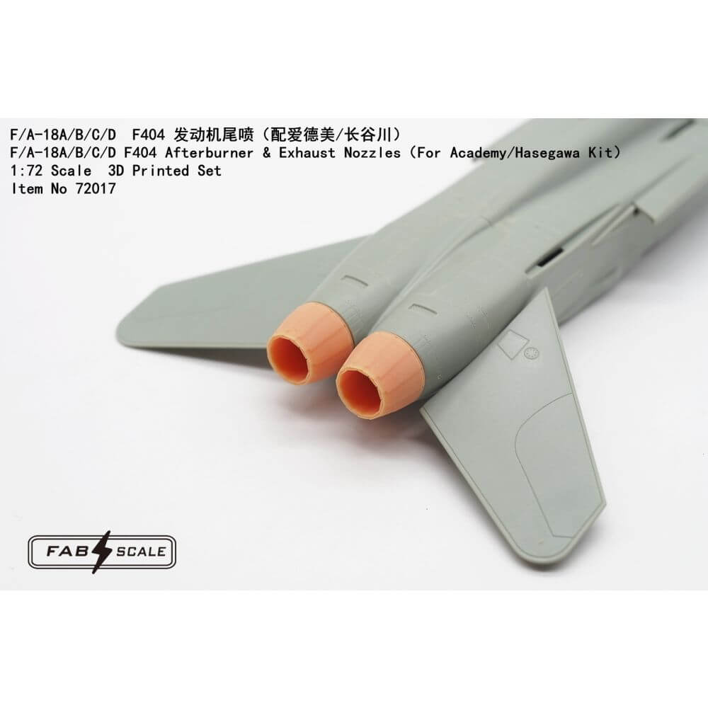 1:72 F/A-18C/D F404 Exhaust Nozzles 72017 Fab Scale