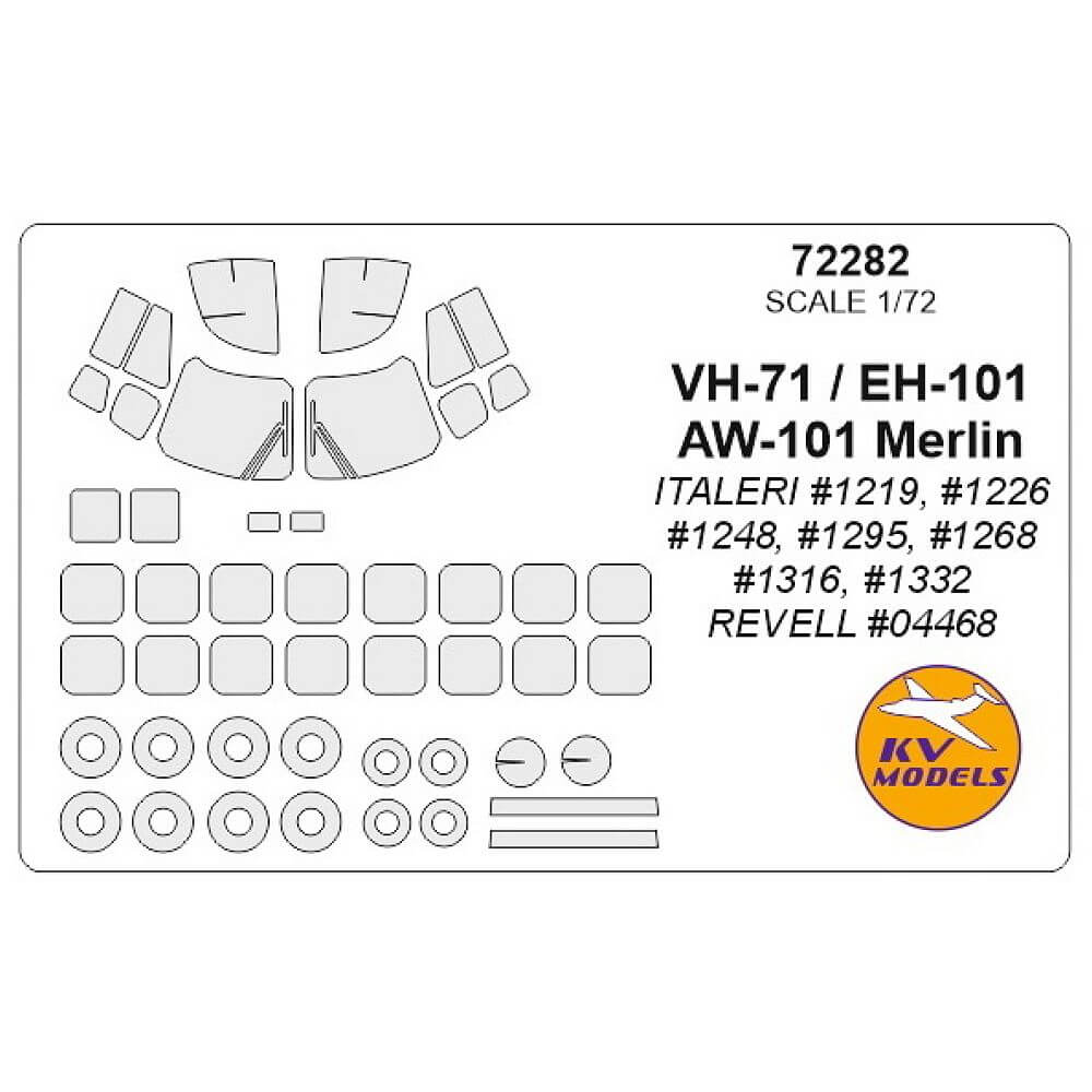 1:72 VH-71 / EH-101 / AW-101 Merlin for Italeri, Revell 72282 KV Models