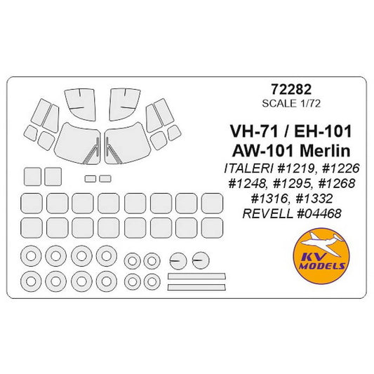 1:72 VH-71 / EH-101 / AW-101 Merlin for Italeri, Revell 72282 KV Models