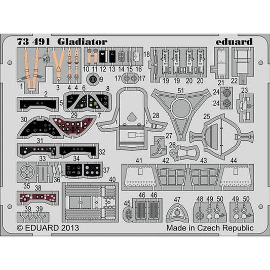 1:72 Gloster Gladiator Mk.I for Airfix 73491 Eduard