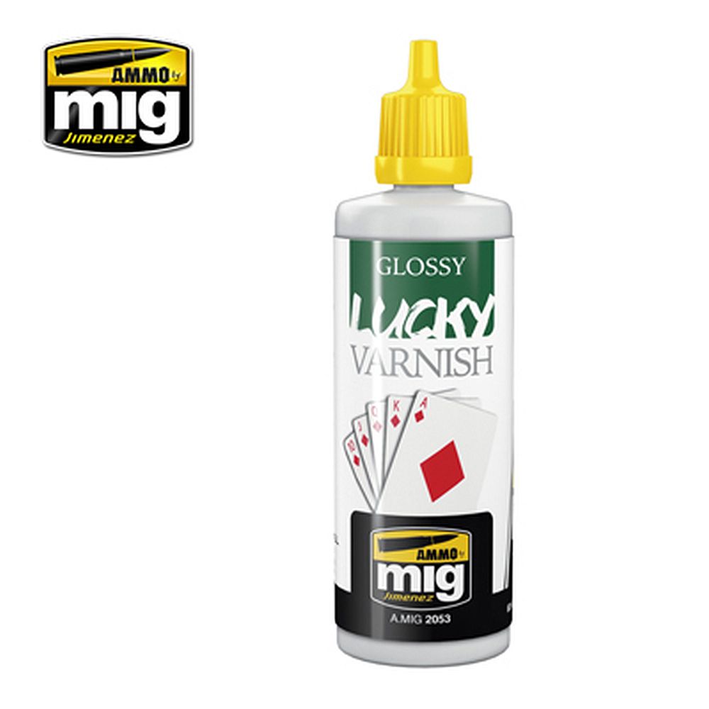 Ammo by Mig A.MIG-2053 Lucky Varnish Glossy Acrylic Paint 60ml bottle