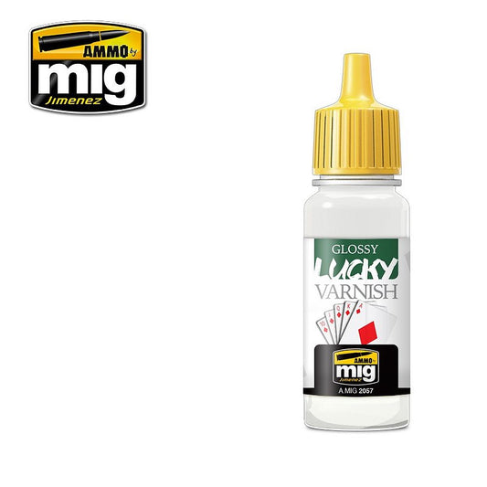 Ammo by Mig A.MIG-2057 Lucky Varnish Glossy Acrylic Paint 17ml bottle