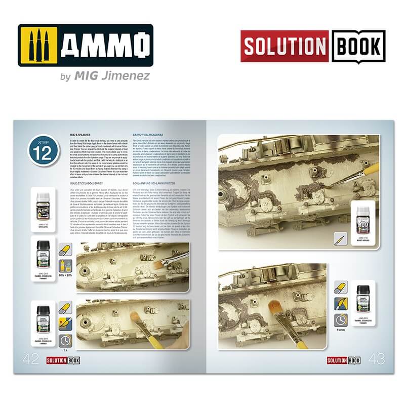 Solution Book 21 How to Paint WWII German Mid-War Vehicles A.MIG-6527