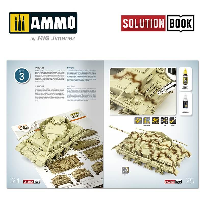 Solution Book 21 How to Paint WWII German Mid-War Vehicles A.MIG-6527